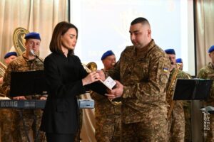 З нагоди дванадцятої річниці від дня заснування Національної гвардії України військовослужбовців 36-го Подільського полку нагородили державними та відомчими відзнаками