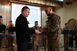 З нагоди дванадцятої річниці від дня заснування Національної гвардії України військовослужбовців 36-го Подільського полку нагородили державними та відомчими відзнаками