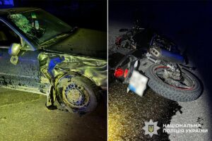 Дві ДТП за участю мотоциклів в один день