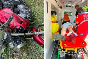 Дві ДТП за участю мотоциклів в один день